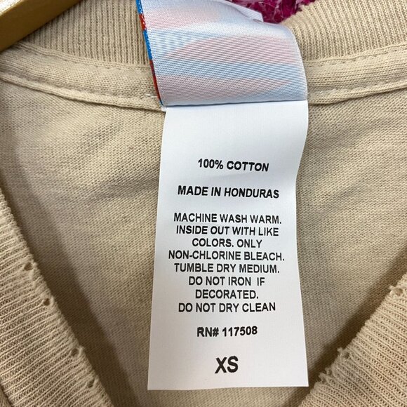 Welcome to Busch Light Country Cowboy Hat Beige T-Shirt XS - Picture 4 of 4